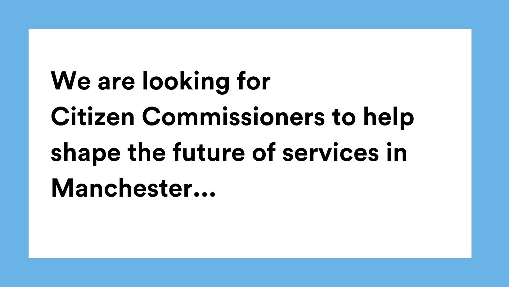 Help shape the future of services in Manchester - Gaddum